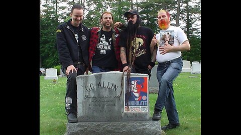 The Murder Junkies - Hanging At GG Allin's Grave on his 15 year Anniversary (6-28-2008)