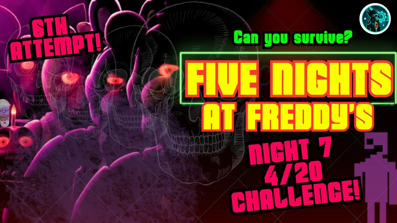 FREDDY ALWAYS WINS! - 20/20 CHALLENGE NIGHT 7 - Five Nights at Freddy's #live