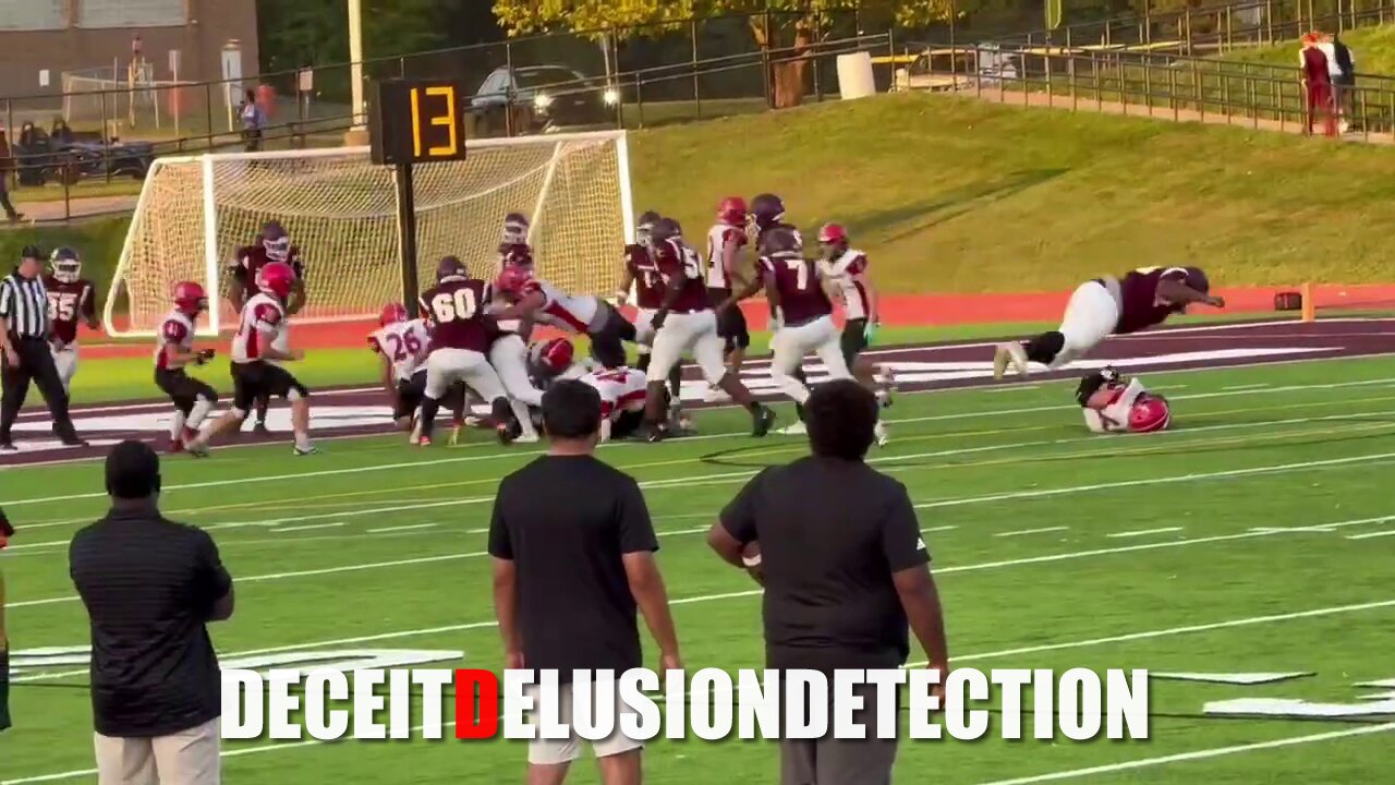 A white Michigan high school football player was intentionally jumped on by an opposing black player, which led to his back being broken