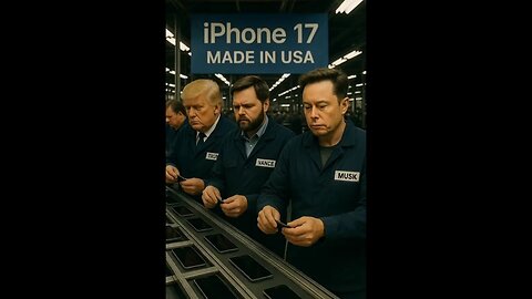 MAKE IPHONE 17 GREAT AGAIN! #trump #donaldtrump #tariffs #elonmusk #jdvance #iphone #apple #ai