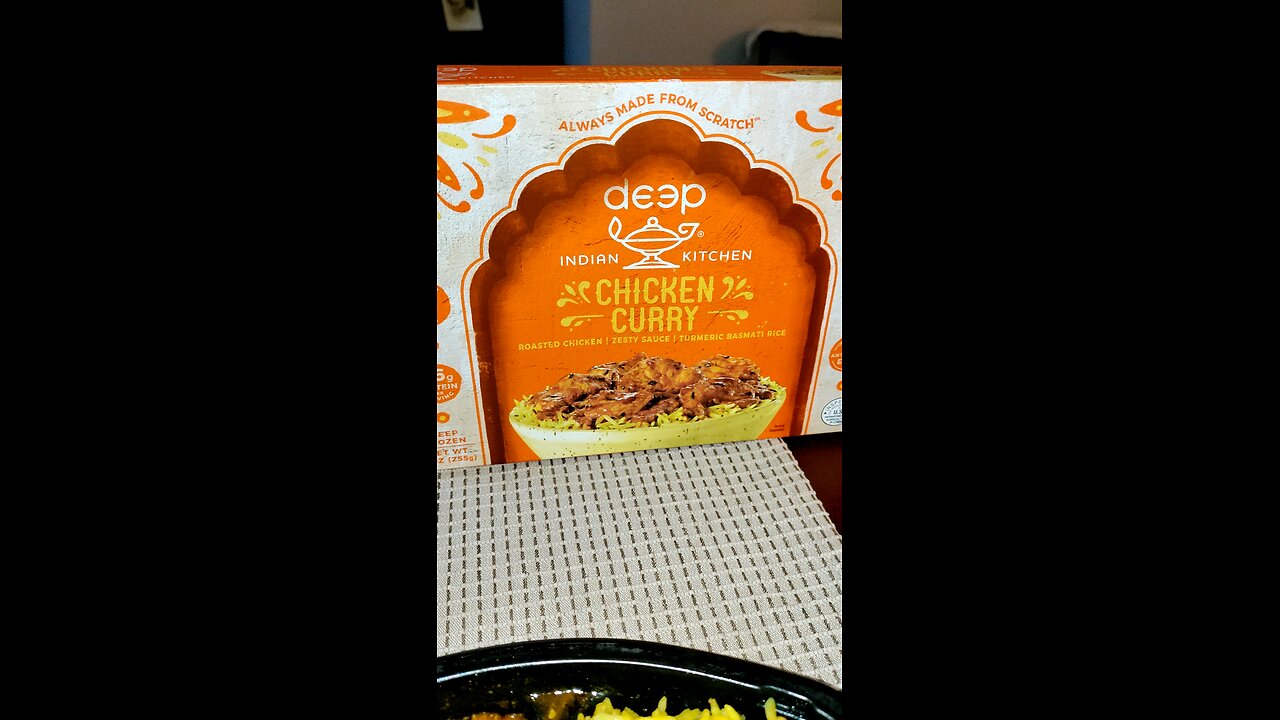 Eating Deep Indian Kitchen Chicken Curry, Dbn, MI, 5/26/2025