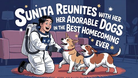 SUNITA Reunites with Her Adorable Dogs in the BEST Homecoming EVER!