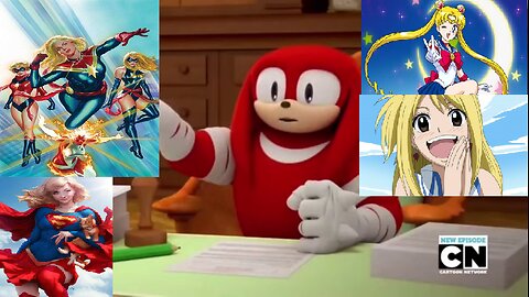 Knuckles rates character blonde female crushes