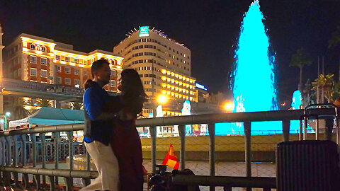 Street Tango Performance - Partner is a Doll!