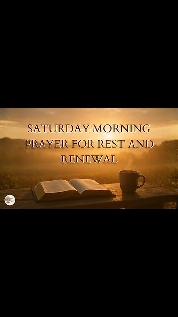 Saturday Morning Prayer for Rest and Renewal