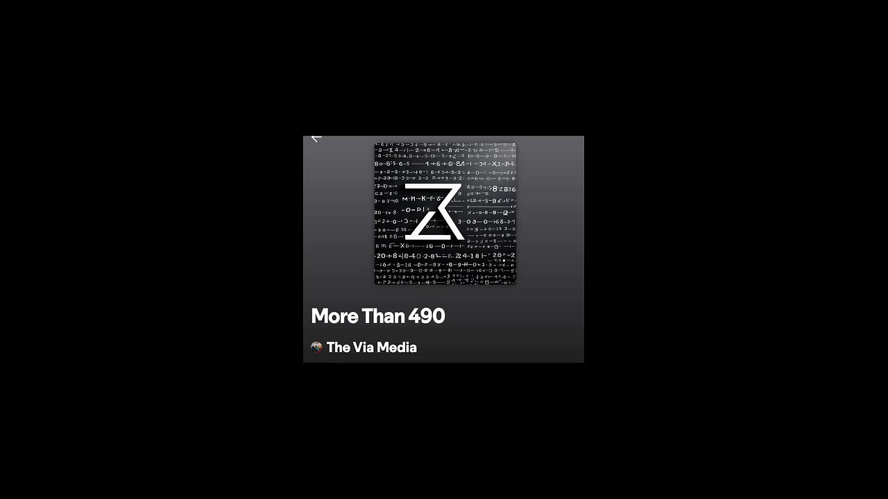 "More Than 490" by: The Via Media