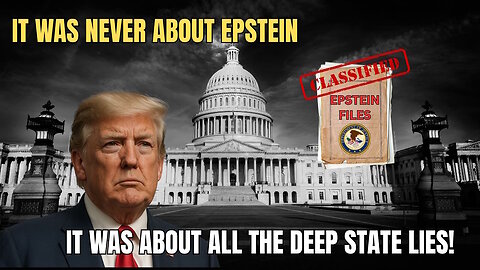 It's NOT About Epstein-It's About the LIES We've LIVED Under
