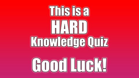 Good Luck with this one
