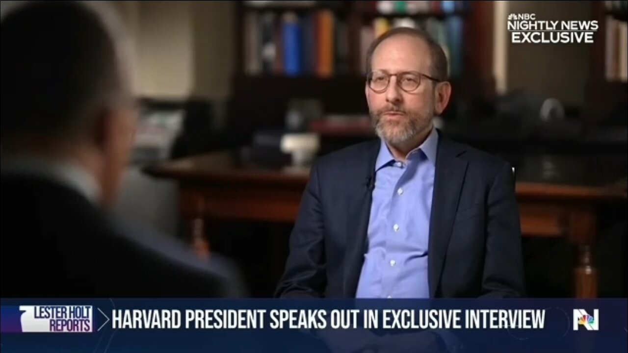 Harvard President Admits Harvard Has An Antisemitism Problem