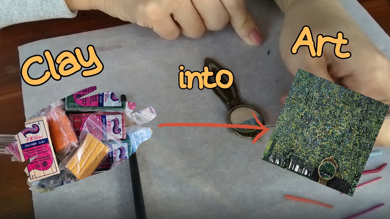 Polymer Clay Bookmarks Making-The Park