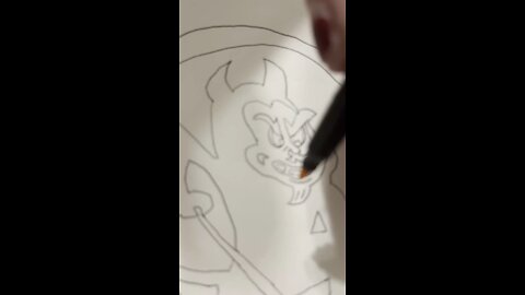 Sparky the Sun Devil logo art video