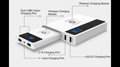 World's First Detachable Wireless Charging Hub + Power Bank