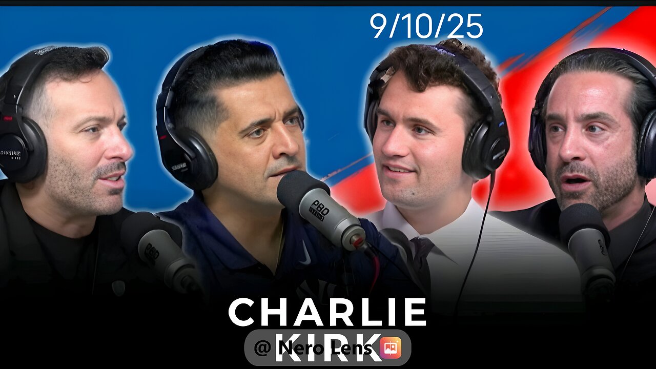 Rewind : In Honor Of Charlie Kirk : Last Time We Had Him On Our Podcast .