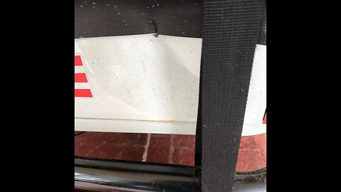 Dent on the Back of my E-Quadcycle, likely caused by the Kakampink Coalition as Part of their