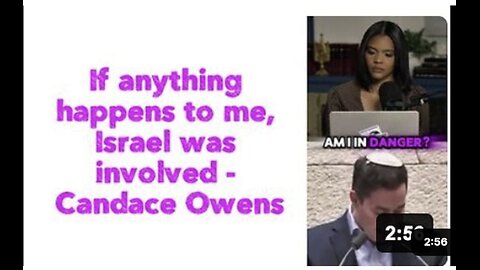 If anything happens to me, Israel was involved - Candace Owens