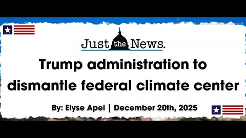 1960 CO. CLIMATE CENTER TO BE DISMANTLED BY TRUMP ADMINISTRATION - 3 mins.