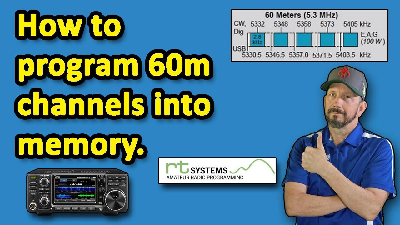 What is the 60m band and how to program into memory!