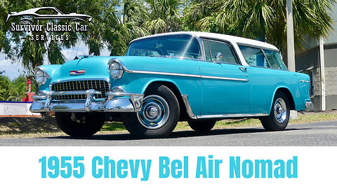 Frame Off Restored 1955 Nomad Wagon, 265 V8, Powerglide Auto Trans, PS, PB, A/C!! Beautifully done!