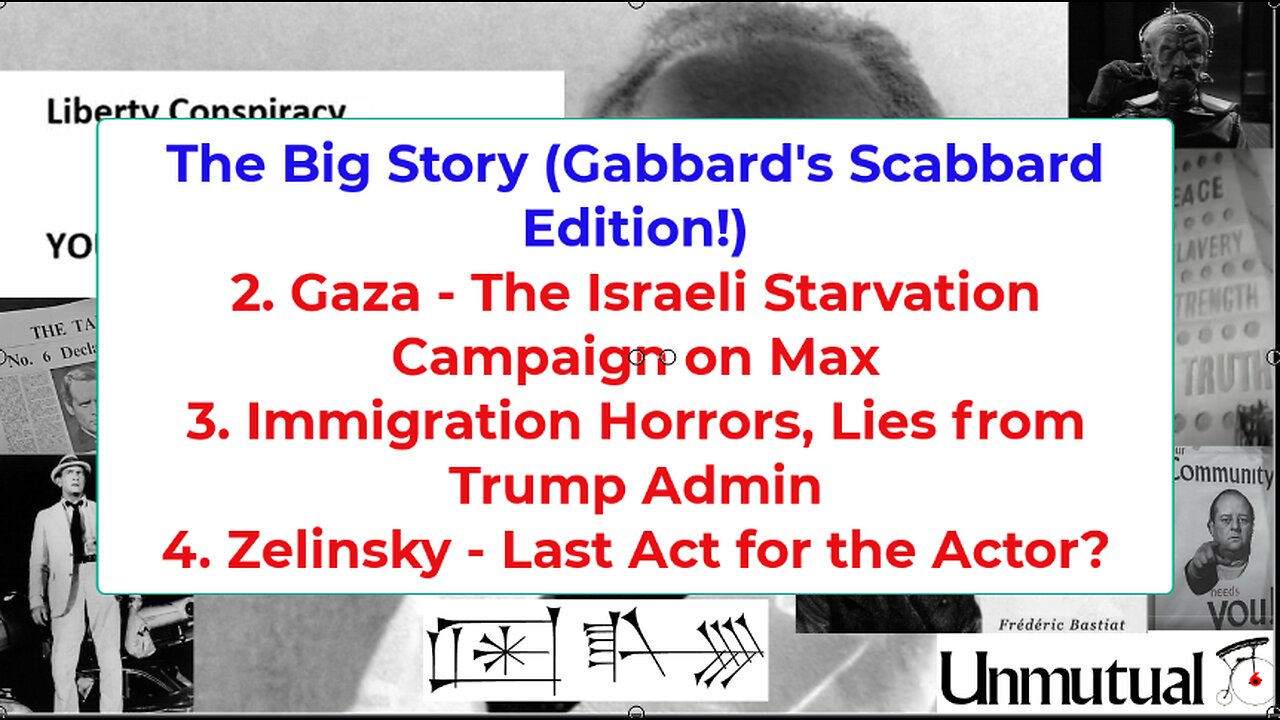 Liberty Conspiracy LIVE 7-21-25 Gabbard's Scabbard, Starvation Gaza, ICE Suspect Device
