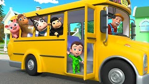 The wheels on the bus song | kidsplay nursery rhymes and songs