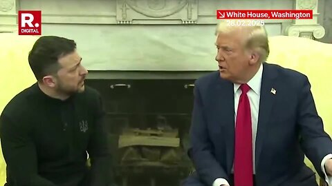 Trump-Zelenskyy-Vance In Full Blown Public Spat, White House Shares 5-Minute Video