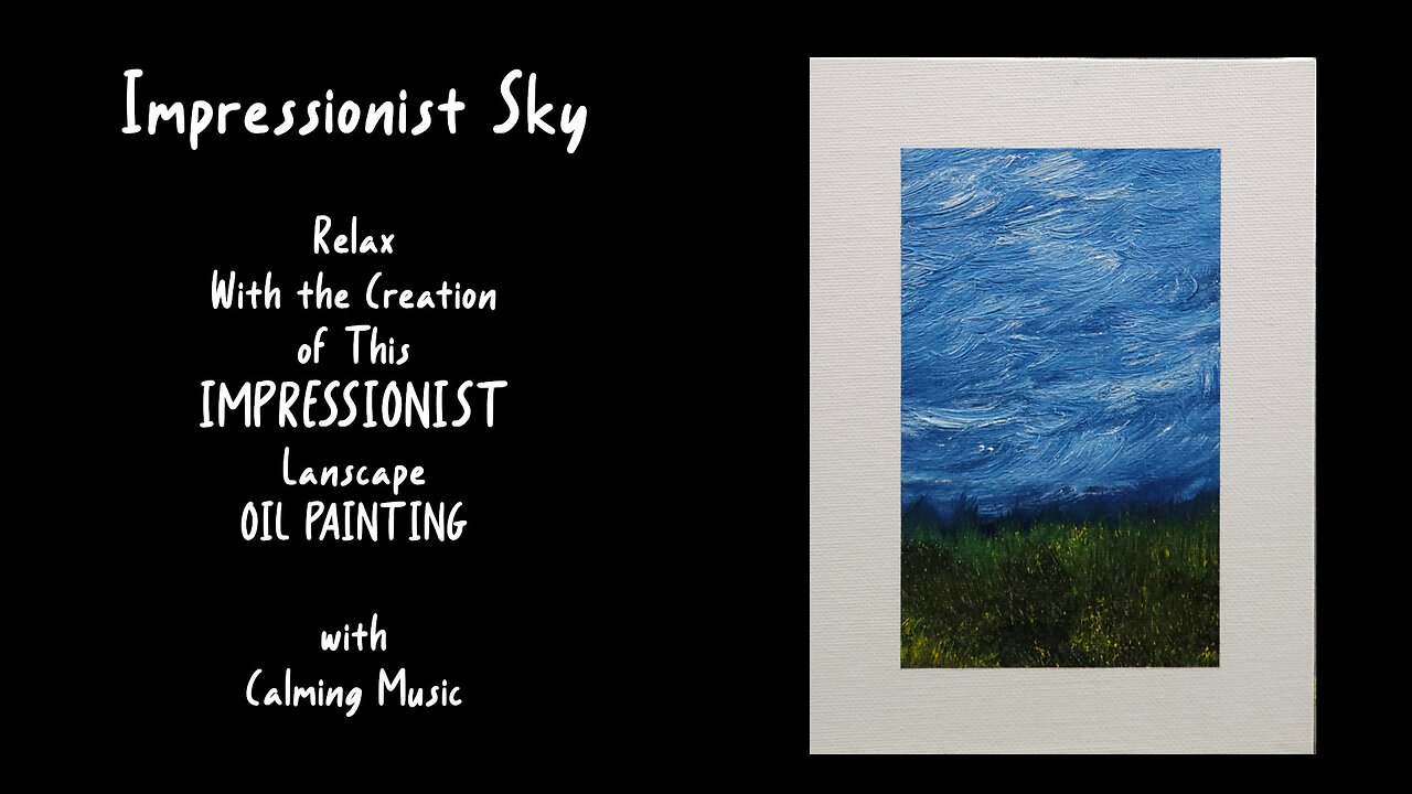 Watch the Sky Come Alive | Mesmerizing Oil Painting Process
