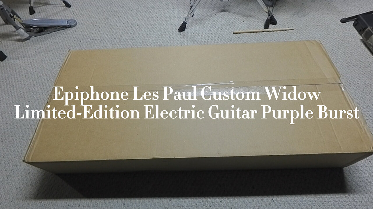 Epiphone Les Paul Custom Widow Limited Edition Electric Guitar Purple Burst