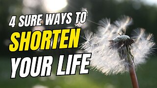 4 Sure Ways to Shorten Your Life - Jacob Prasch