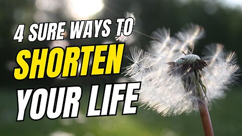 4 Sure Ways to Shorten Your Life - Jacob Prasch