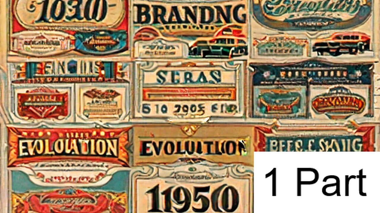 The Evolution of Branding Before 1950. #003 Part-1 #FundamentalsofBrandDesign
