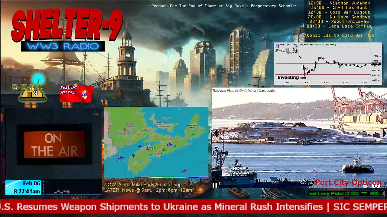 LIVE 24/7 Music/Wx/Prepping/WW3-News