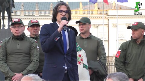 Erwin TRYNKUS (Korona Młodych): Przemówienie Koniec 2. Marszu Stop Masowej Imigracji, 24.8.2025