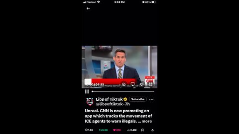 Unreal. CNN is now promoting an app which tracks the movement of ICE agents to warn illegals. ICE