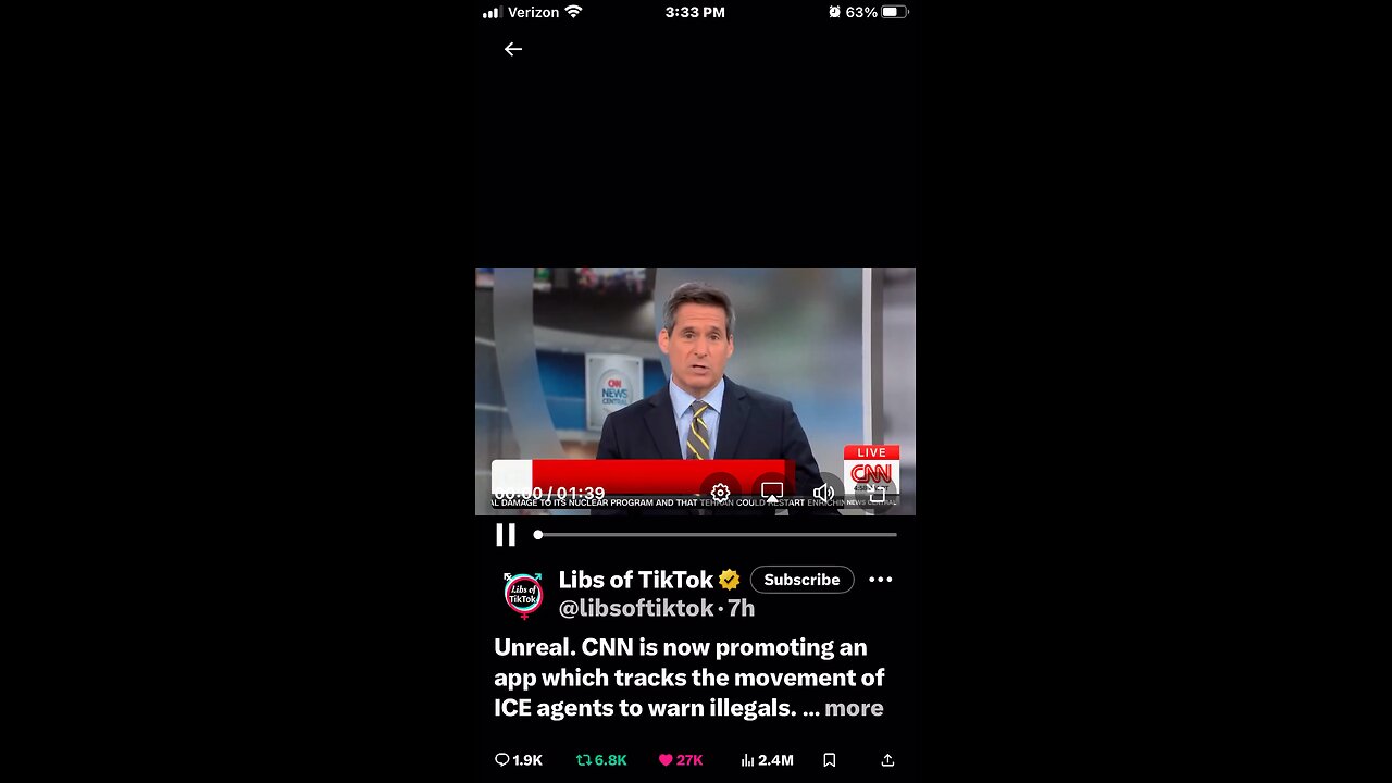 Unreal. CNN is now promoting an app which tracks the movement of ICE agents to warn illegals. ICE