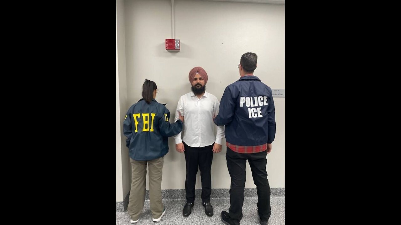 CAPTURED: HARPREET SINGH, part of an alleged foreign terrorist