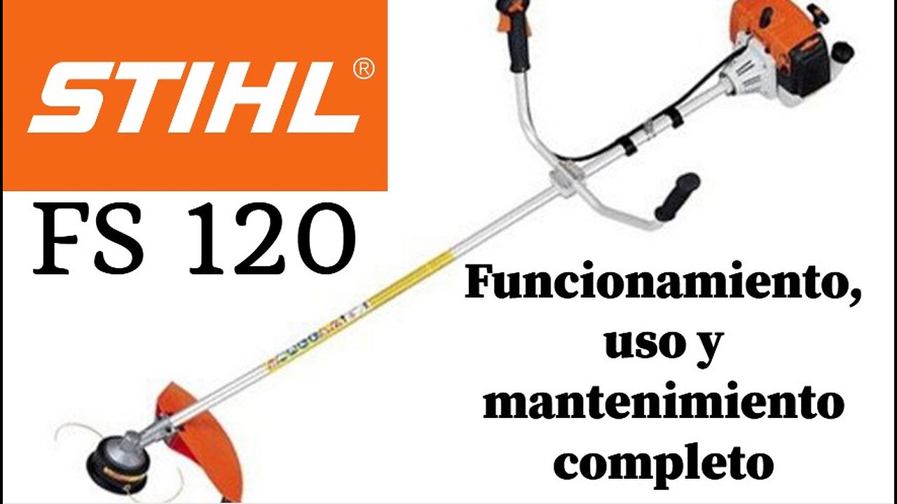 Probamos la desbrozadora Stihl FS120 Funcionamiento, uso y mantenimiento completo