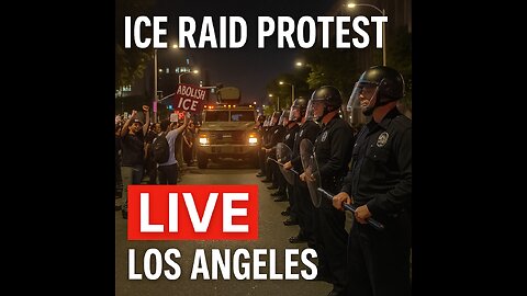 🔴 ICE Raid Protest LIVE from Los Angeles | Riot Police Clash with Protesters 🇺🇸