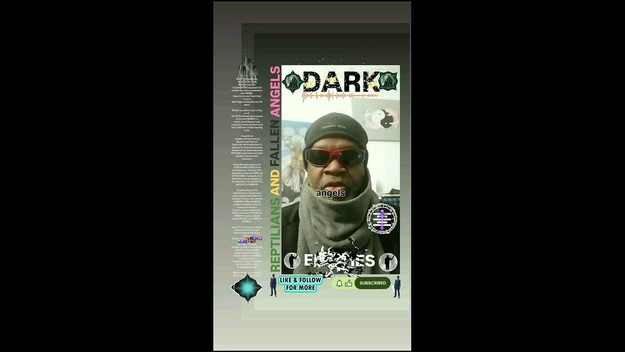 ▪︎DARK ENTITIES/REPTILIANS AND FALLEN ANGELS▪︎