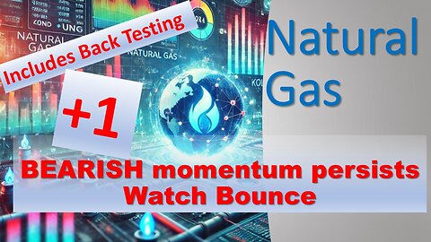 Natural Gas +1 BEARISH Momentum Persists Watch for BOUNCE