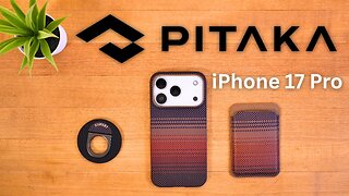 Pitaka Ultra-Slim iPhone 17 Pro Case Review (with PitaTap!) // Woven Wallet // MagEZ Grip
