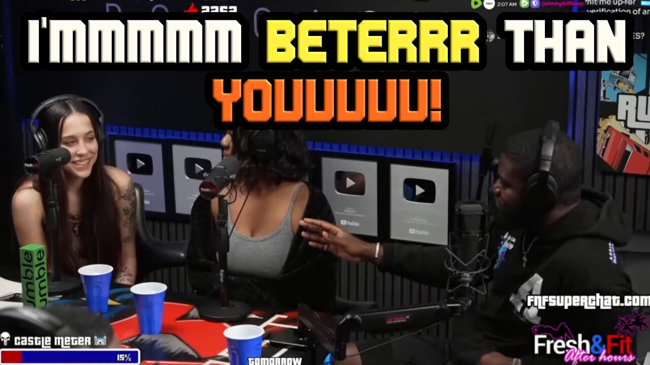 OF Chick Challenges Fresh & Chris To A Speech Impediment Contest! Who Will WIN? Fresh & Fit 3/24/25