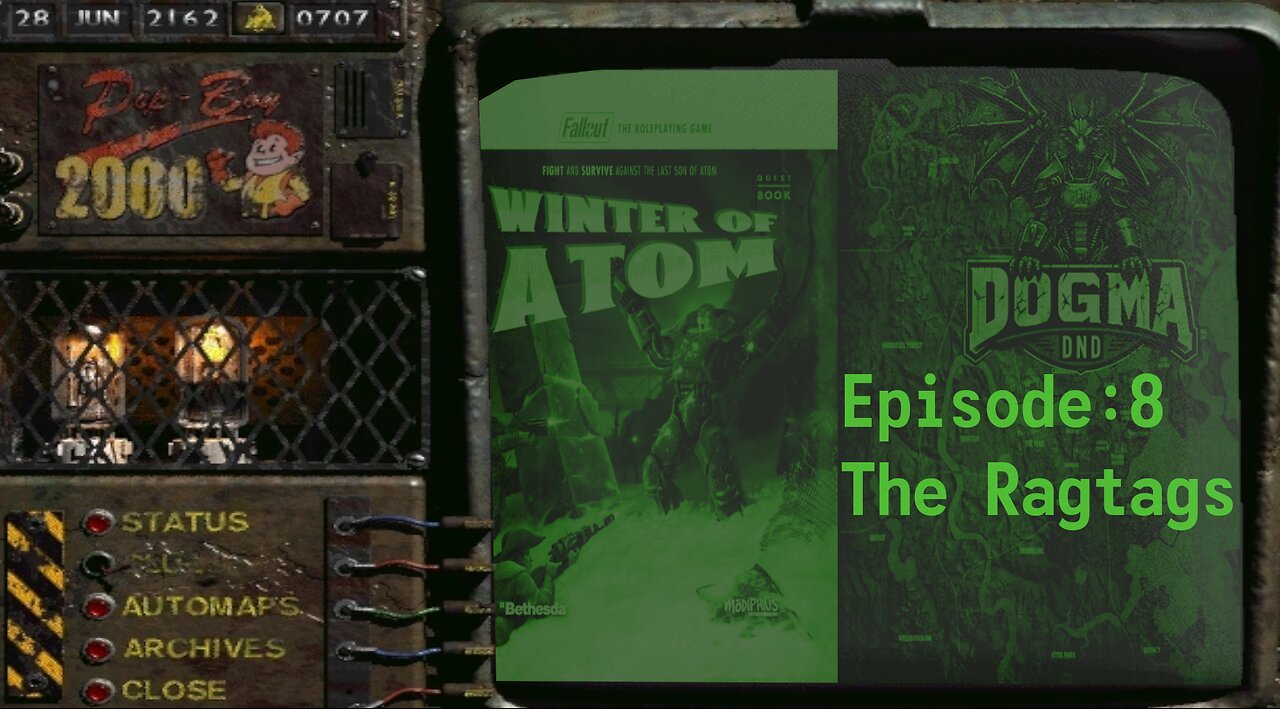 Dogma DnD| Fallout TTRPG: Winter of Atom| Ep: 8 (The Ragtags)