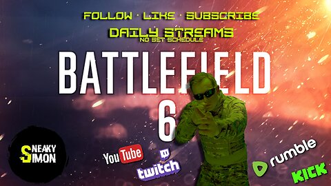 SNEAKY SIMON - Battlefield 6 close quarters 🔴LIVE
