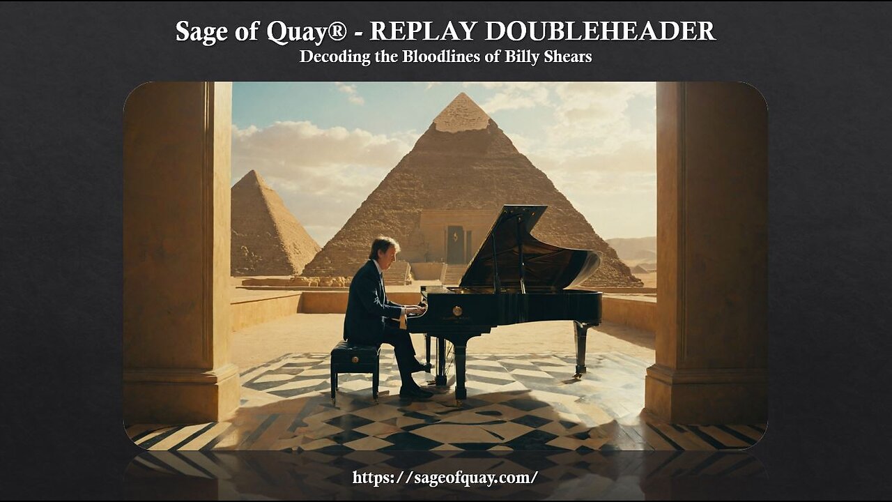 Sage of Quay® - REPLAY DOUBLEHEADER - Decoding the Bloodlines of Billy Shears