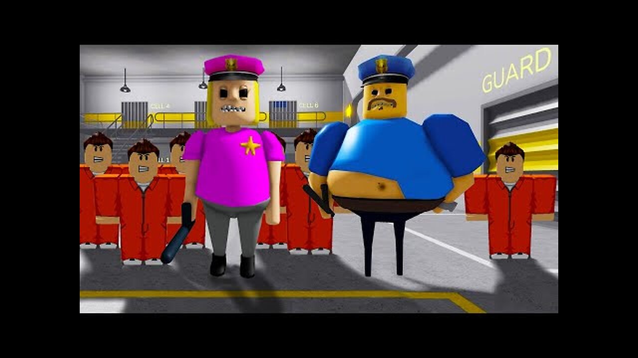 Escaping from Secret Prison Mode BARRY'S PRISON RUN!! And BECAME a PRISONERS, BARRY