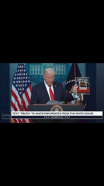 Trump Shows Photos Of Arrested Illegals During Briefing