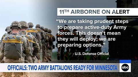 1,500 active-duty soldiers on alert for possible deployment to Minnesota: Officials