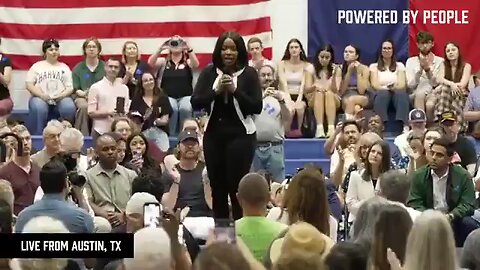 Please, please, please, Democrat party, keep putting this low IQ moron, front and center 😂