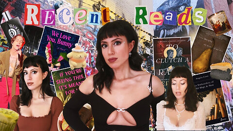 mood reading book vlog | Damiano David concert | litfic, poetry, fantasy, horror