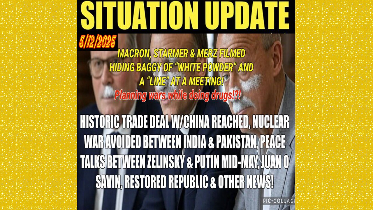 SG Anon. Juan O Savin ~ Situation Update 5/12/25 ~ Restored Republic > Judy Byington- Q+ White Hats